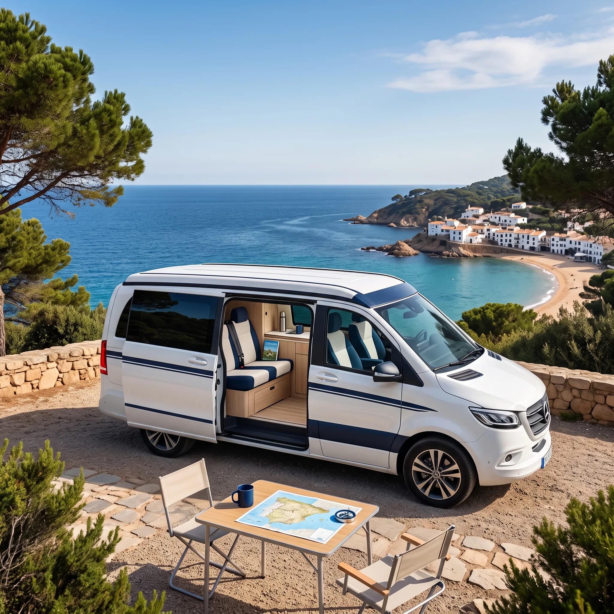 Viaje en autocaravana junto a la costa