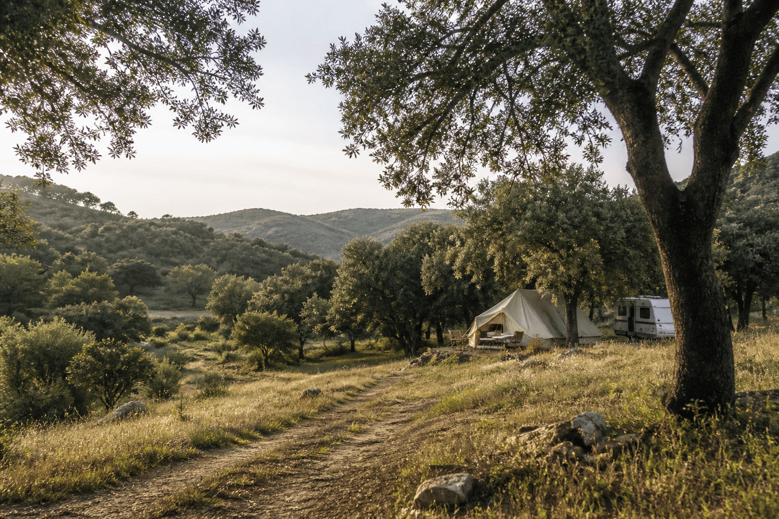 Naturaleza — ambiente representativo del tipo de camping